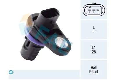 Sensor, posición arbol de levas FAE 79385 FAE 79385 Descuento